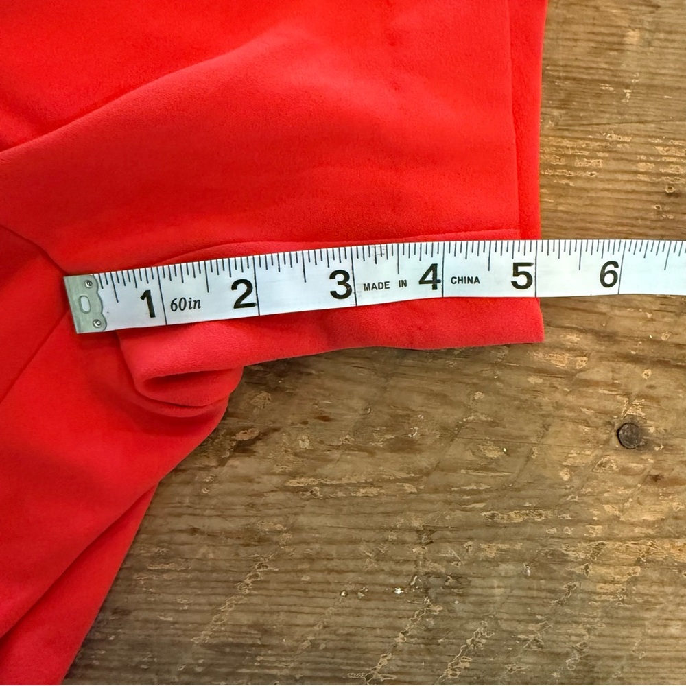 NWT Banana Republic Polyester Orange Shorts 2 Pockets Women’s Size 8 Inseam 5” - Picture 10 of 10